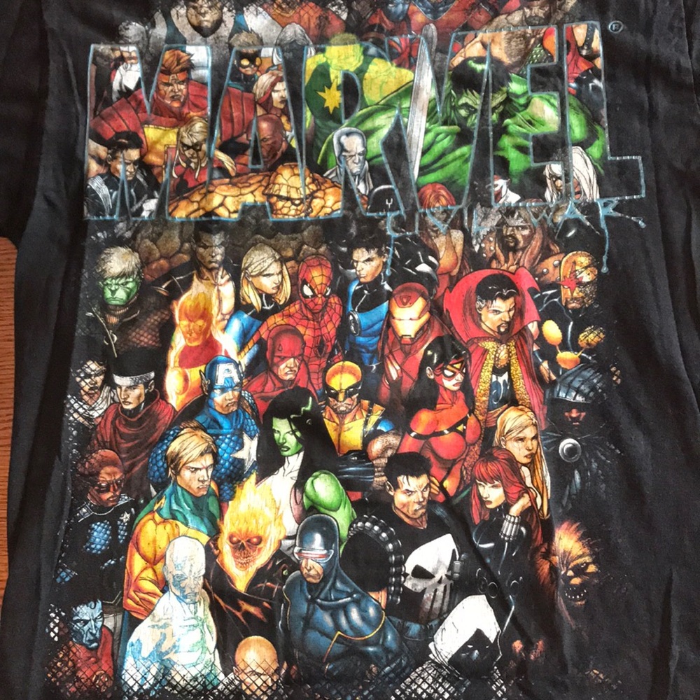 MARVEL Civil War Comic Med Tee
